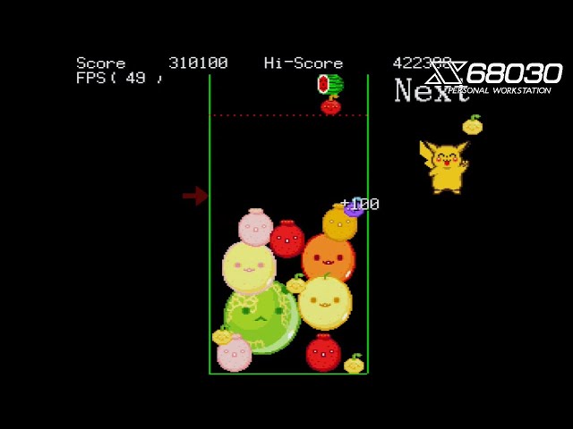 X68030 / 実機】スイカゲーム - YouTube