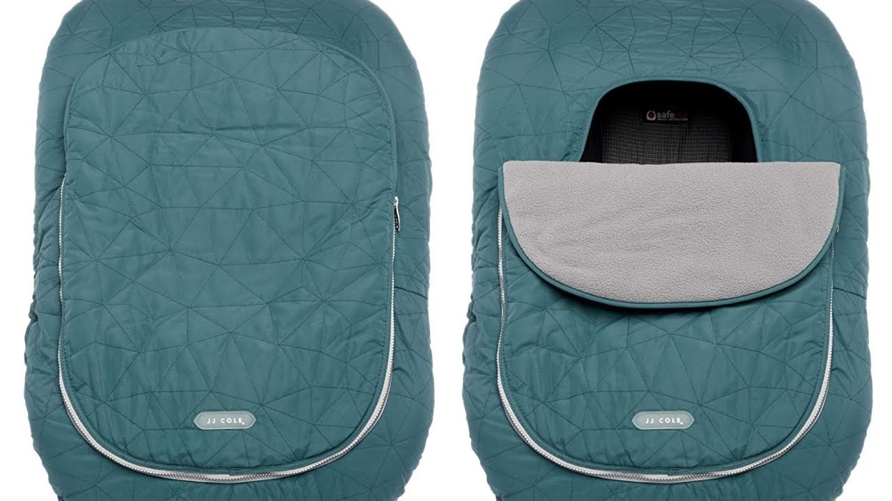 JJ Cole Car Seat Cover Teal Fractal Available on Amazon Review