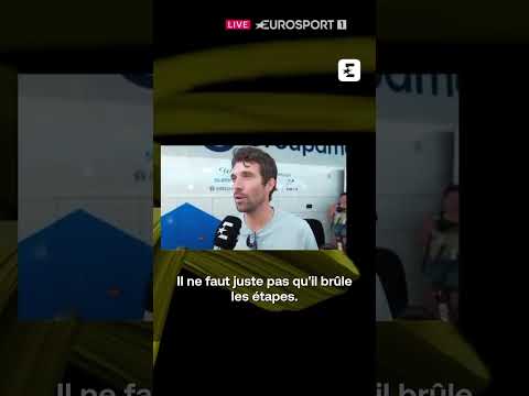 🤩🇫🇷 Quand Thibaut Pinot parle de Paul Seixas sur le #TourdeFrance #cycling #seixas