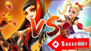 Magic rush Heroes gmae play HECATE VS KARNA