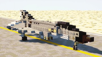 Minecraft F-4 Phantom II Fighter Bomber Tutorial