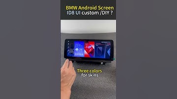BMW Android Screen ID8 (iDrive 8) User Interface Custom DIY, make your BMW Android GPS screen unique