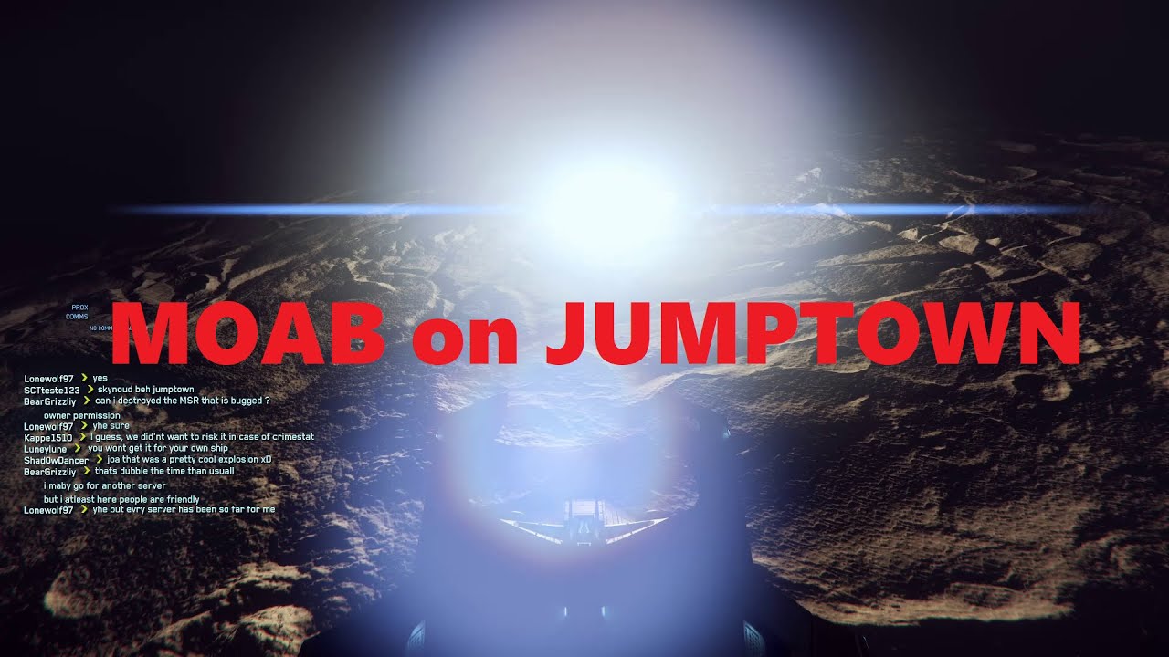 Star Citizen | Hercules A2 Bombing Jumptown 2.0 | MOAB S10 BOMB DROP | Bombenabwurf