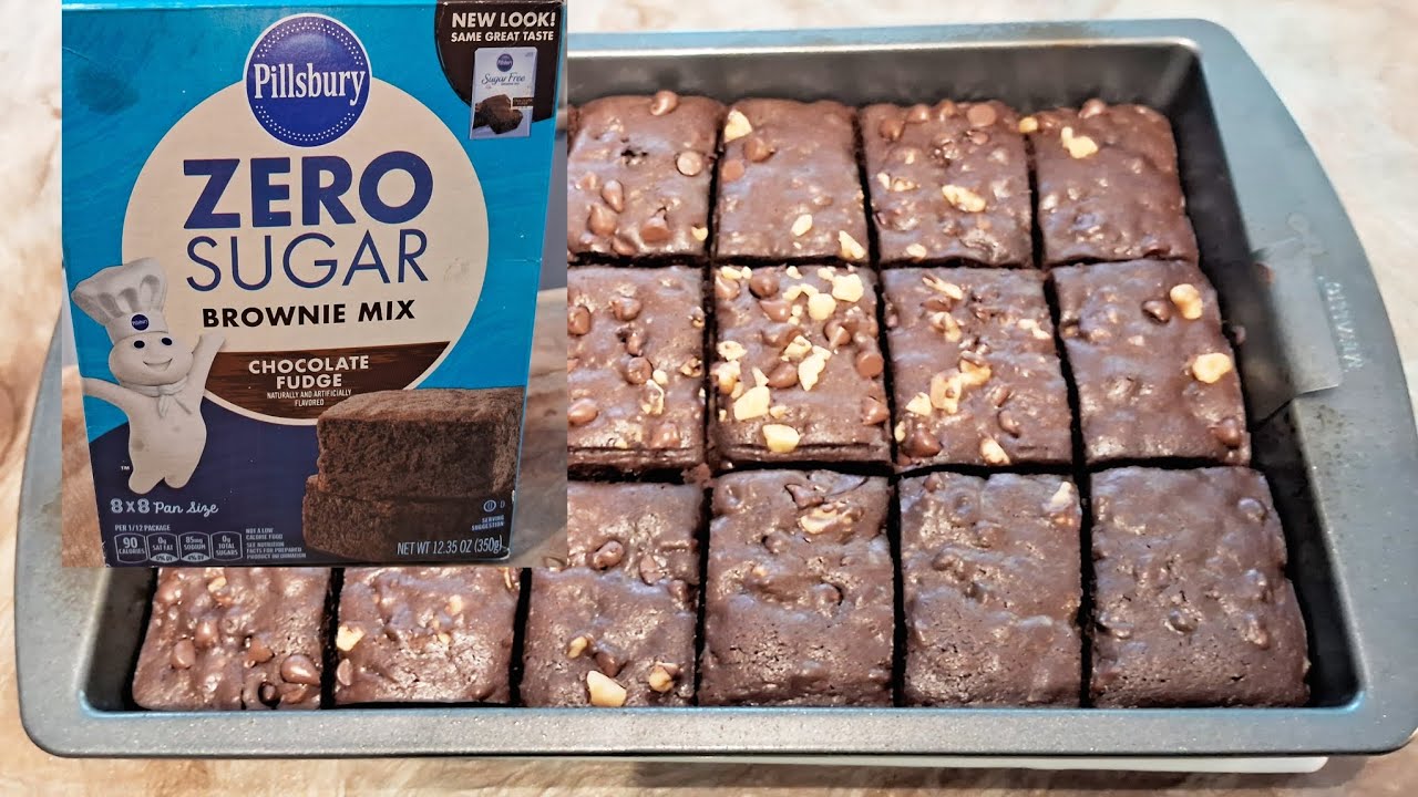 Is Pillsbury Zero Sugar Brownie Mix Gluten Free