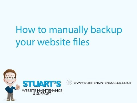 How to manually backup your website files using FTP (Filezilla)
