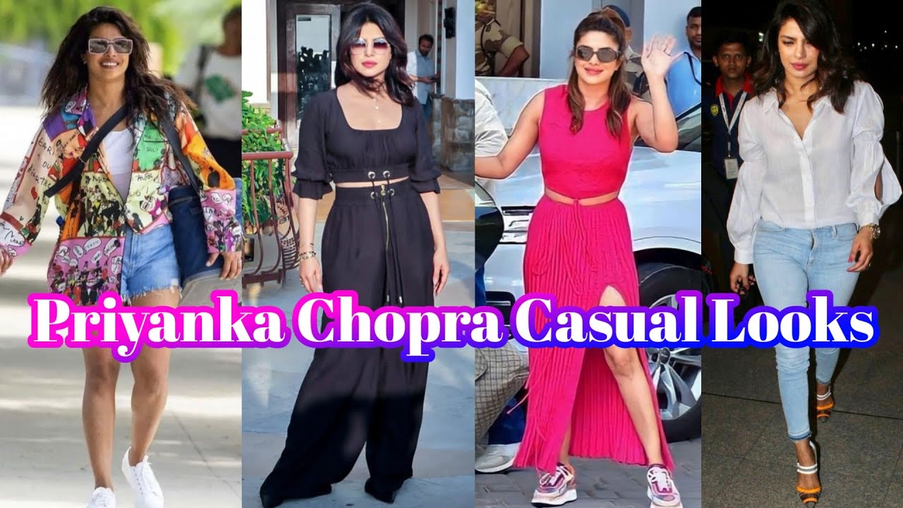 Priyanka Chopra Inspired Casual Outfit Ideas | Priyanka Chopra Style | Celebs Fashion Fever