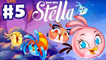 Angry Birds Stella - Gameplay Walkthrough Part 5 - Branch Out! 3 Stars! Dahlia! (iOS, Android)