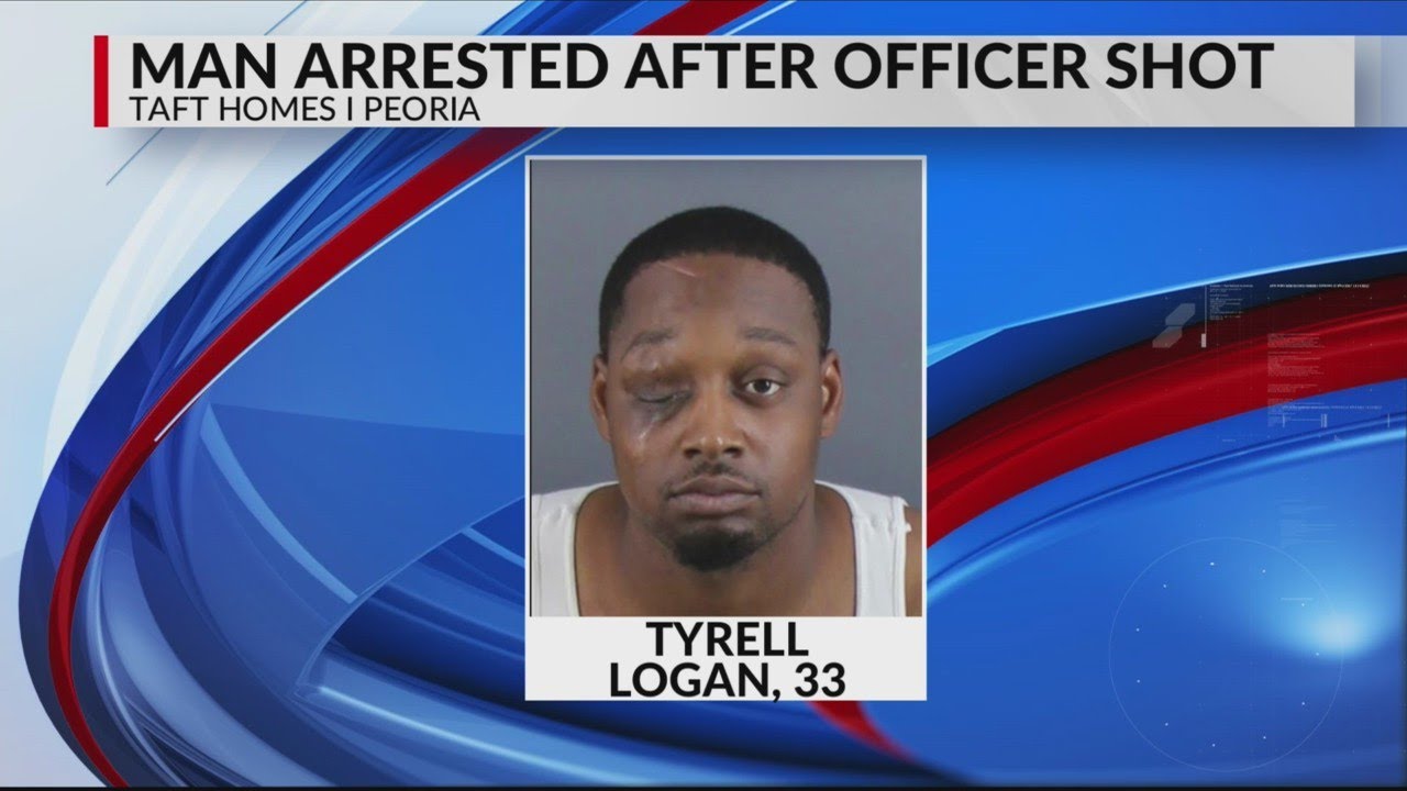 Man arrested for shooting Peoria Police officer Sunday
