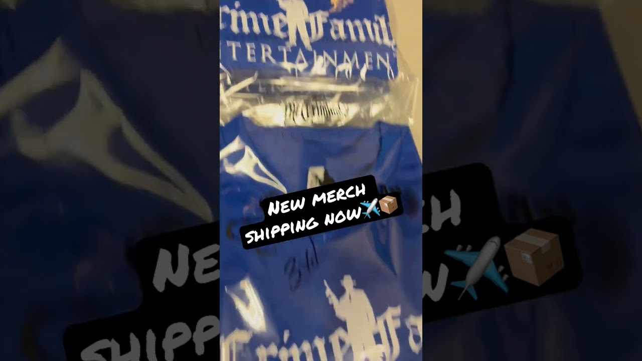 New merch being shipped out now! 