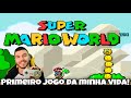 PRIMEIRO JOGO DA MINHA VIDA! SUPER MARIO WORLD SUPER NINTENDO GAMEPLAY PETER TOYS