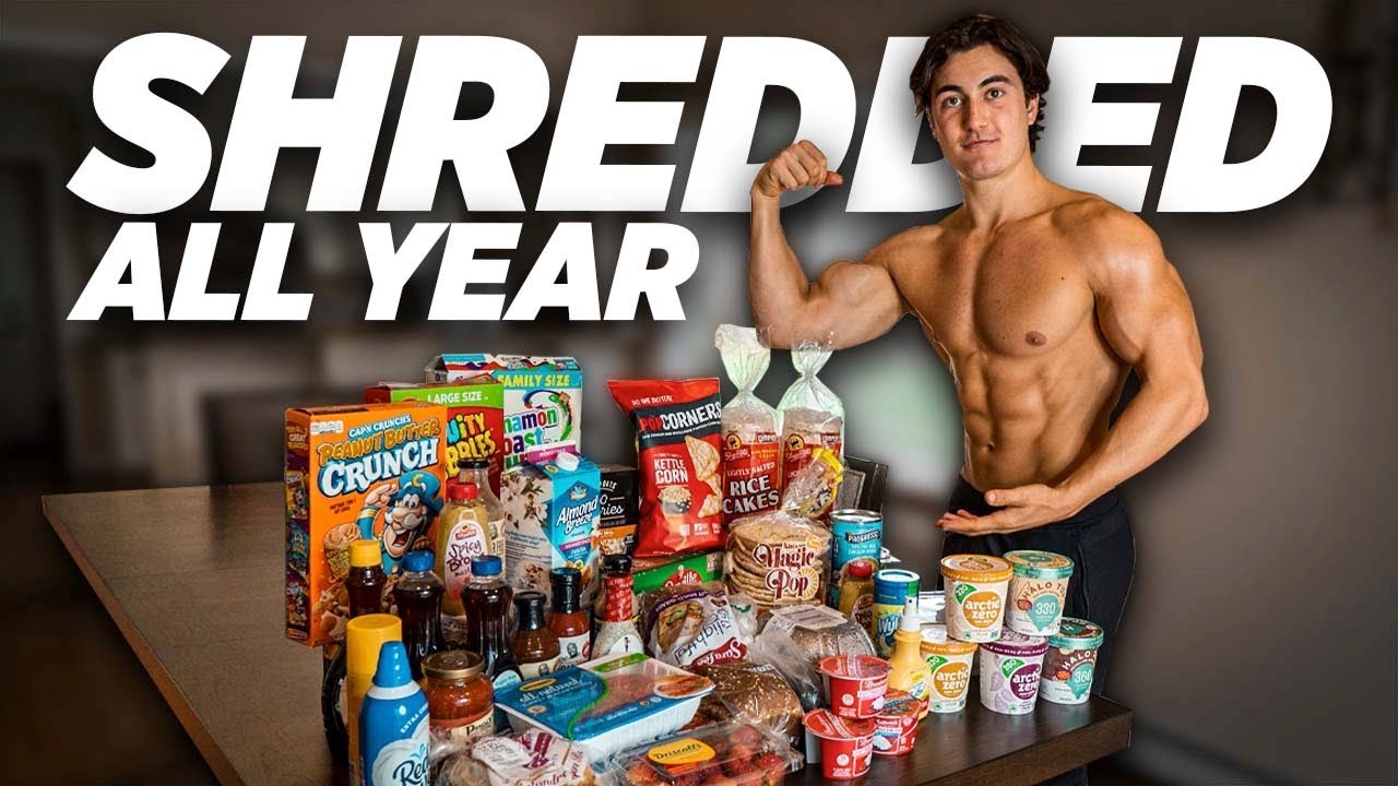 WHAT I EAT TO STAY SHREDDED YEAR ROUND | FULL DAY OF EATING