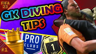*DIVE LIKE A GOAT* | FIFA 23 Pro Clubs | GK Diving Tips (With Evidence) | 3 Minute Tips #1