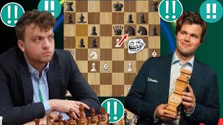 Aggressive chess Ending : 81 | Magnus Carlsen vs Hans Niemann #chess #chessmaster #games