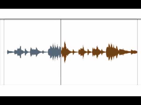 Song audio to waveform