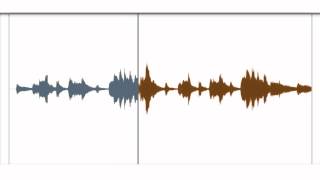 Song audio to waveform