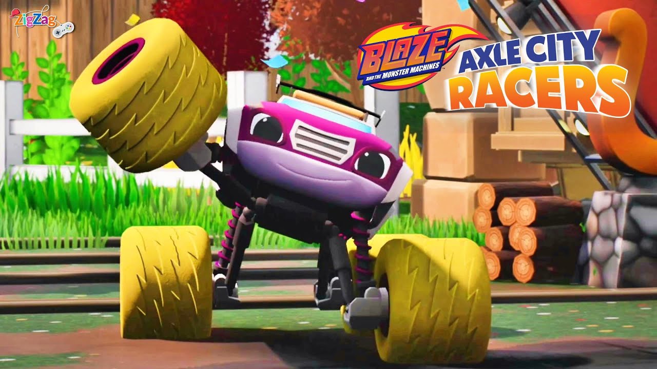 Jogo Blaze and the Monster Machines: Axle City Racers - PS4 no