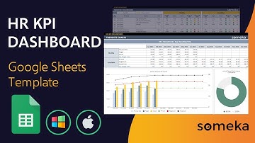 HR KPI Dashboard Google Sheets Template | Human Resources Key Metrics Template
