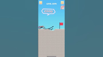 Draw bridge puzzle game level 2376 #drawing #game #Shorts