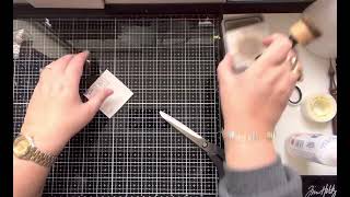 Altered paper clip pen holder tutorial