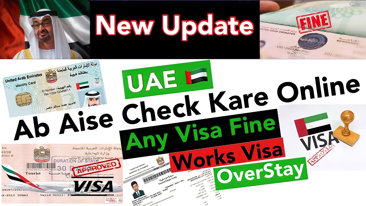 uae visit visa overstay fine check
