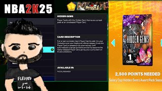 What you NEED to understand about the Hidden Gem Collection in NBA2K25 MyTeam