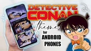 👓 how to make an anime themed phone - detective conan theme (all icons are customized) screenshot 4