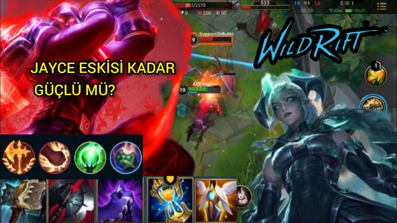 Wild rift | Jayce vs shyvana top lane GAMEPLAY (Dereceli oyun)