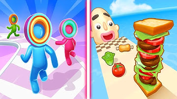 Layer Man 3D Vs Sandwich Runner - MAX LEVELS All Levels Gameplay Walkthrough Android, iOS BIG UPDATE