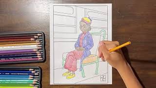 Rosa Parks Black History Coloring Page  - Black History for Kids