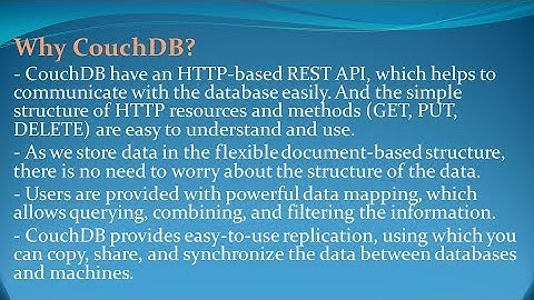 Apache CouchDB Interview Questions and Answers for freshers and experienced– Part 1