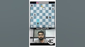 Mate in 3+ Puzzle #20 | PlayChessWithAbhishek #chess #playchess #chessindia