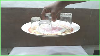 Floating Plate Experiment with help of Atmospheric Pressure