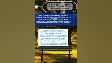 🍂 THE HIDDEN MEANING OF FORREST GUMP 🌟
