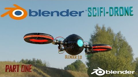 Sci-fi Drone in Blender \Blender 3.0 Modeling Tutorial \ Blender Tutorial\Part One
