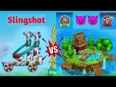 The Catapult 2 | Season 1 | All Boss Rush With Slingshot | Easy & Hard Mode