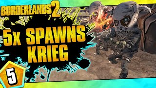 Borderlands 2 | 5x Spawns Krieg Challenge Run | Day #5 @Joltzdude139