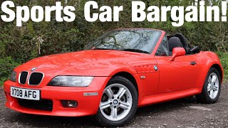 Why Is The BMW Z3 So Cheap? Sports Car Bargain! (2000 2.2 Widebody Road Test)