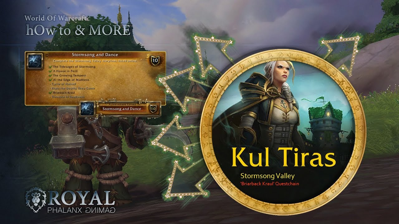 Battle for Azeroth 8.0-Stormsong Valley in Kul Tiras-Briarback Kraul Questchain-PART 05