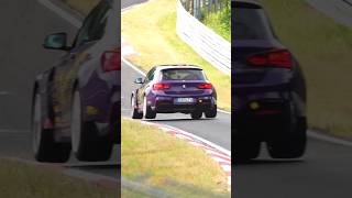 CRAZY  BMW 1 Series having some Airtime on the Nürburgring 🚀🔥