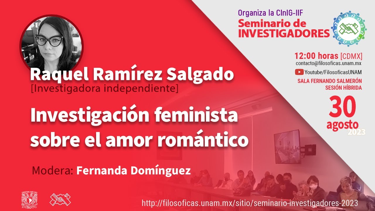 Seminario de investigadores • Raquel Ramírez - YouTube