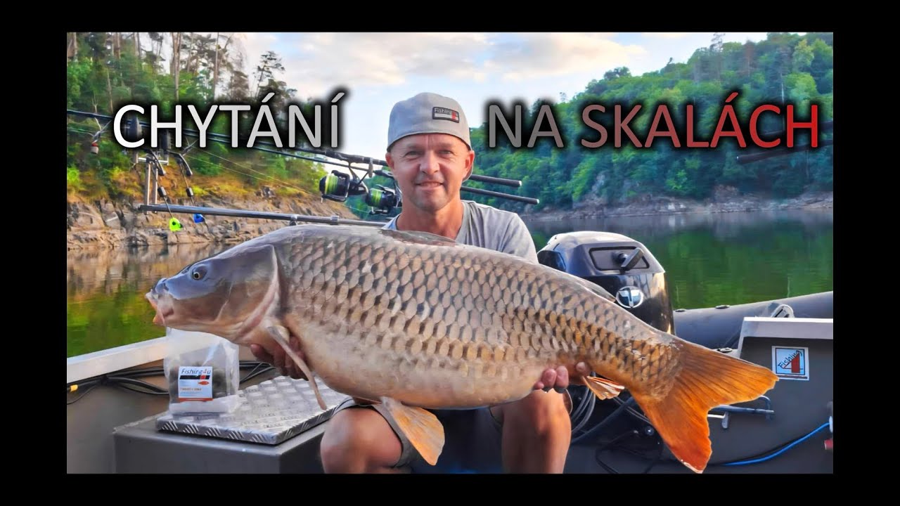 Desítky kaprů, kdy přijde ten správný? Chytání na skalách Orlík v červnu.