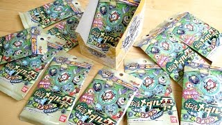 Zメダル初の箱買い！これで一気にコンプするよ【前編】残り5枚！ニョエー 万尾獅子 ブリー隊長 のぼせとんまん りもこんかくし 妖怪ウォッチ レビュー BOX