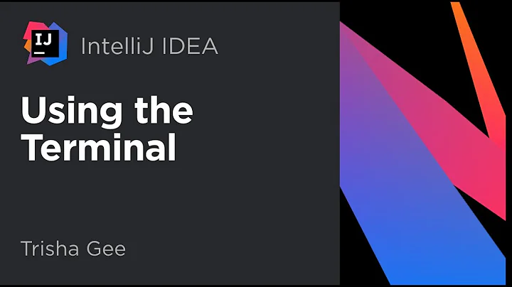 IntelliJ IDEA. Using the Terminal