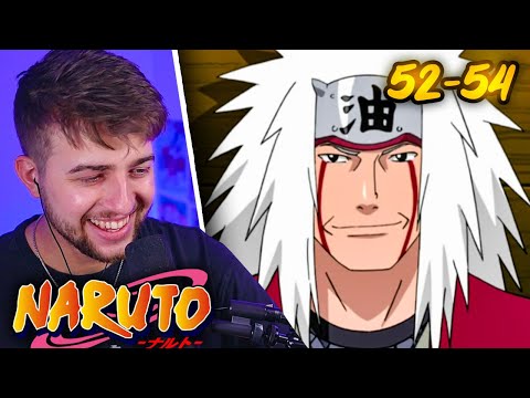 ENTER JIRIAYA!! Naruto Episode 52 - 54 Reaction