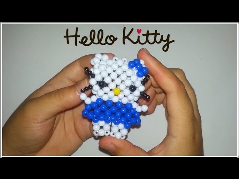 Tutorial - Hello Kitty com miçangas