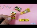 O'Star Miniature Snacks / Dollhouse Food DIY / Cách làm bịch bánh cho búp bê / Ami DIY