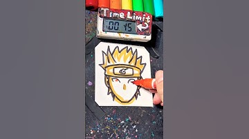Drawing Naruto (Kurama Mode) in 50Sec