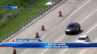 Miami-Dade Police chase Lamborghini