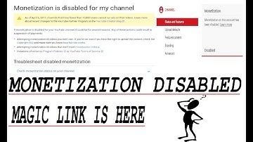 how to fix monetization disabled in youtube channel 100% fix