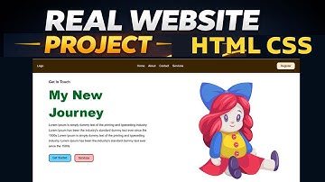 How to make a website using html and css | html css project